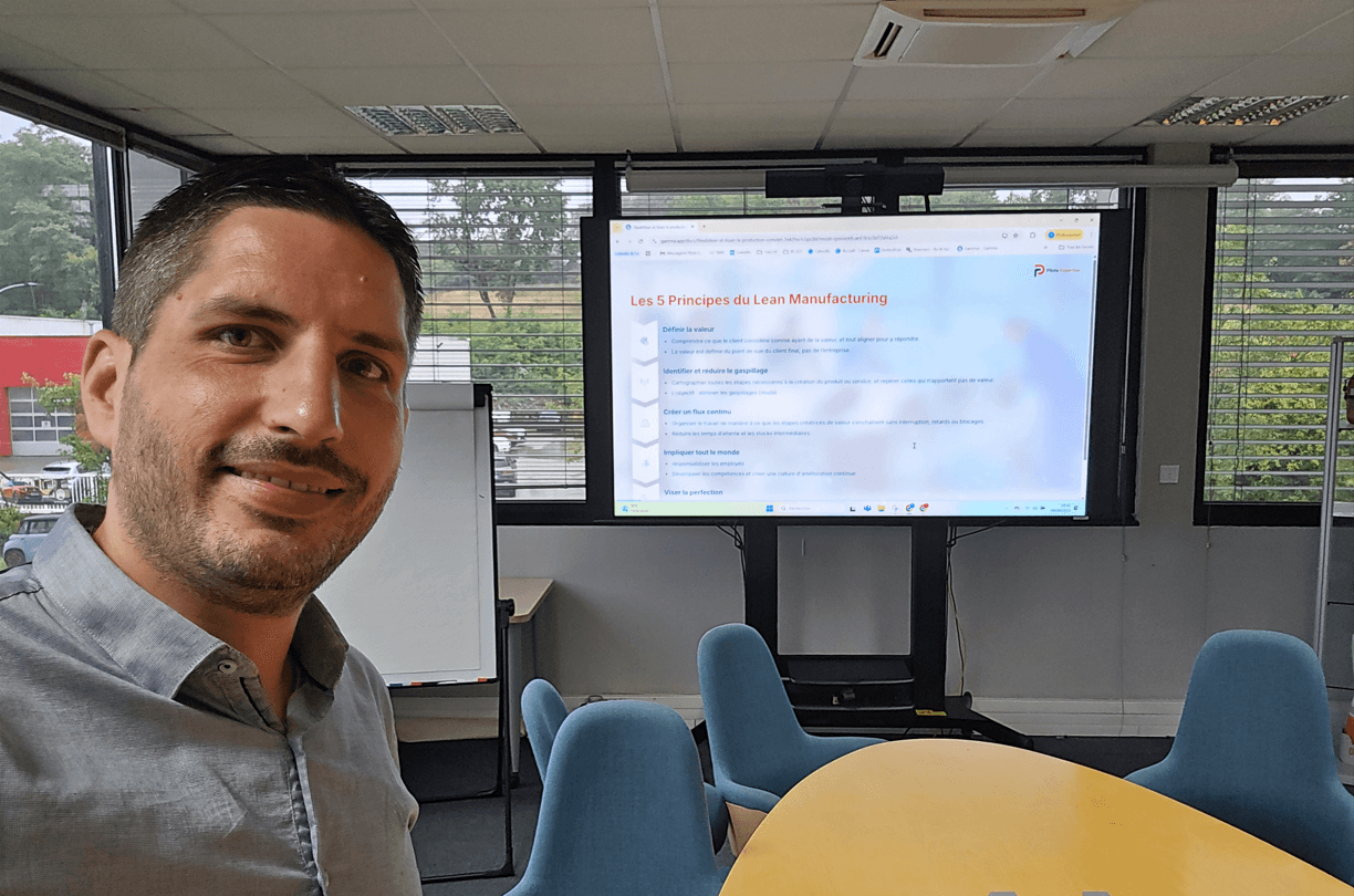 Formation Lean en salle - Diagramme spaghetti et cartographie des flux